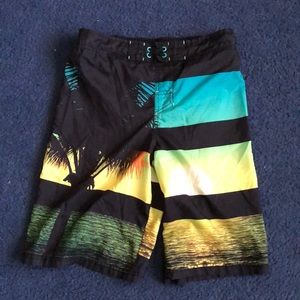 Cherokee Graphic Swim Trunks